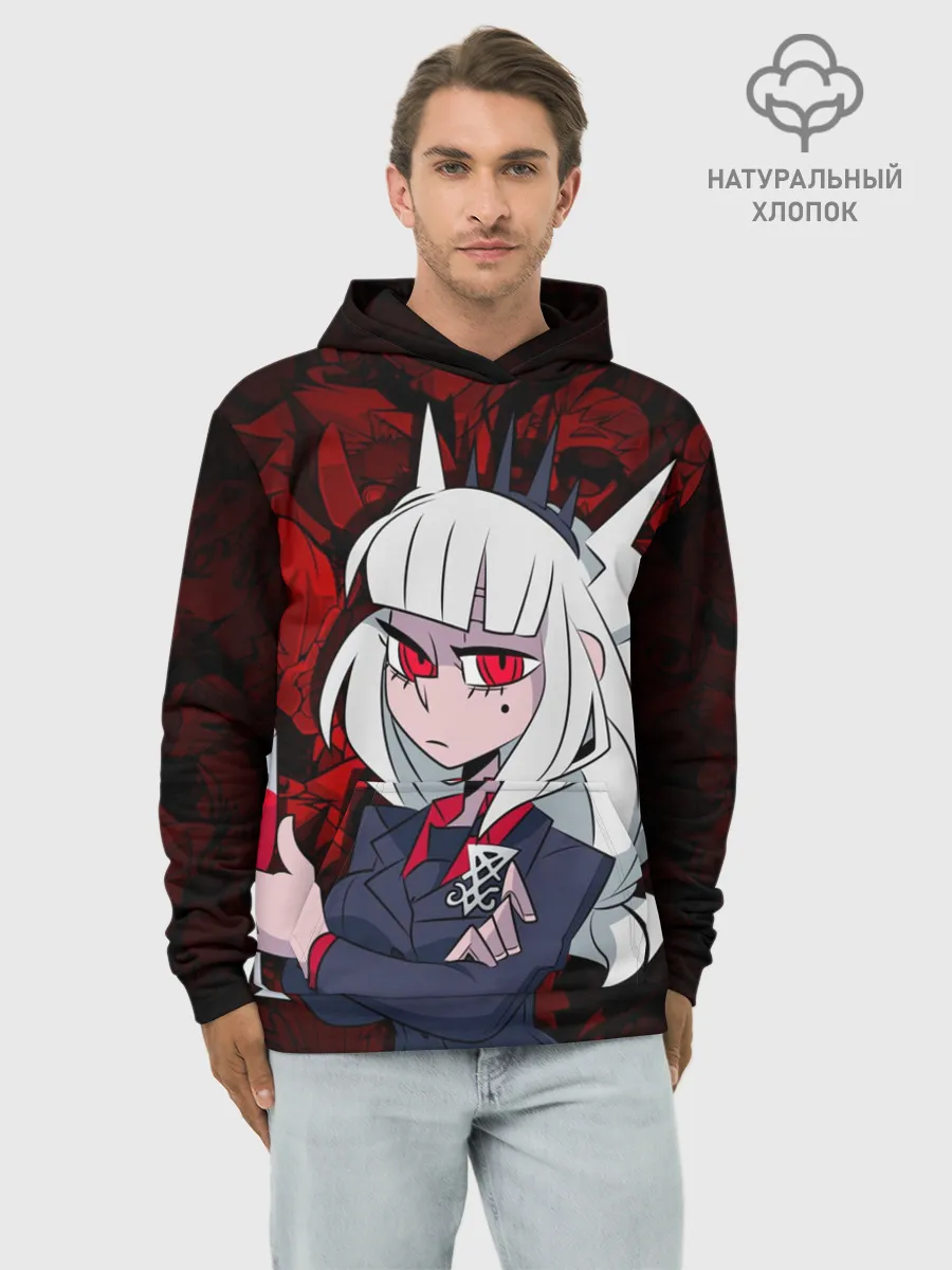 Худи мужской база хлопок / HELLTAKER LUCIFER