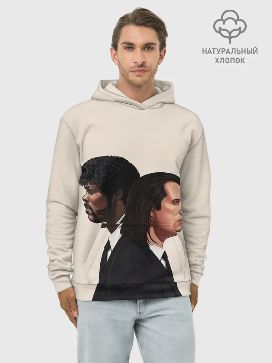 Худи мужской база хлопок / Криминальное чтиво