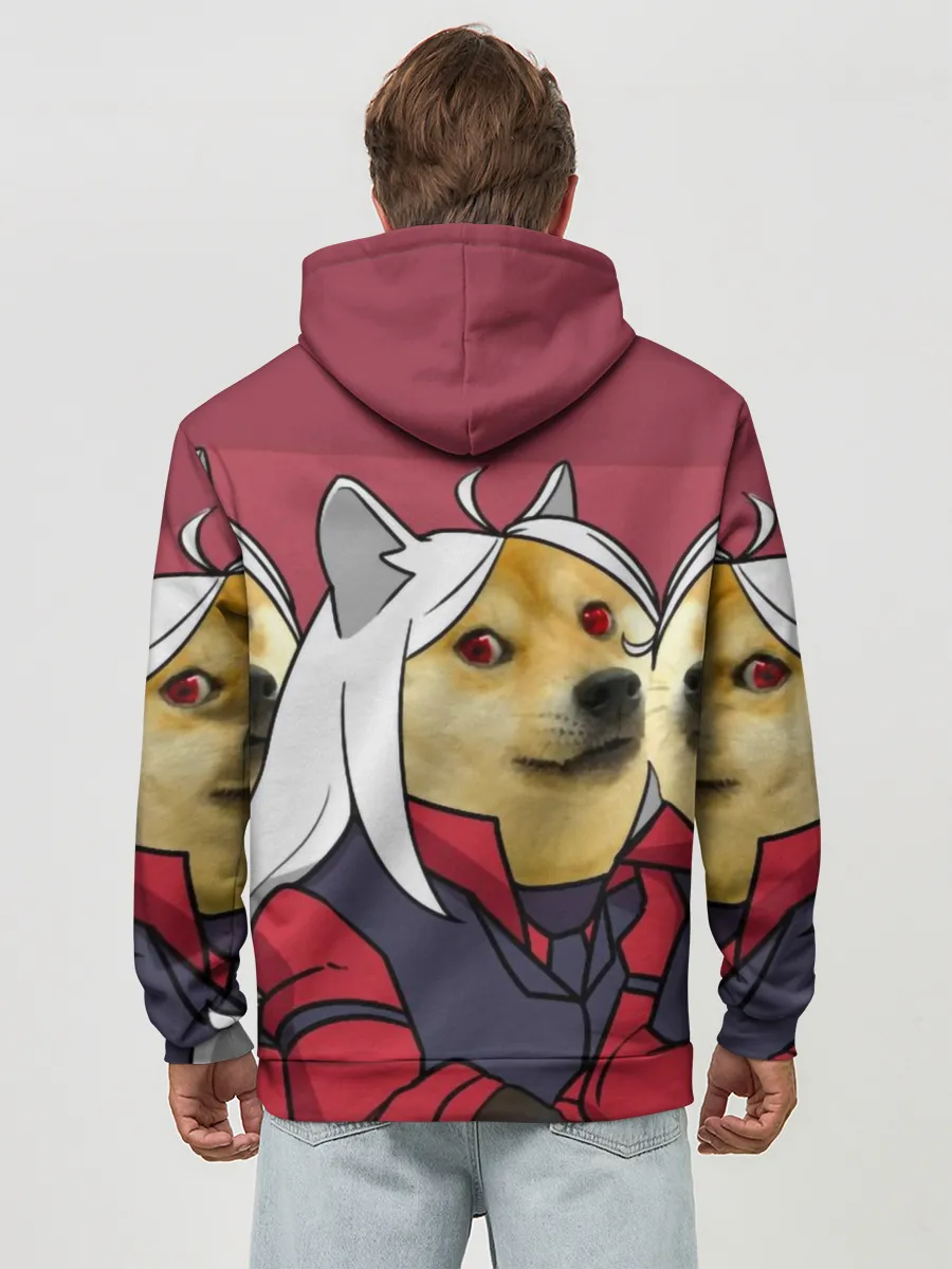 Худи мужской база хлопок / ХЕЛЛТЕЙКЕР ДОГГО