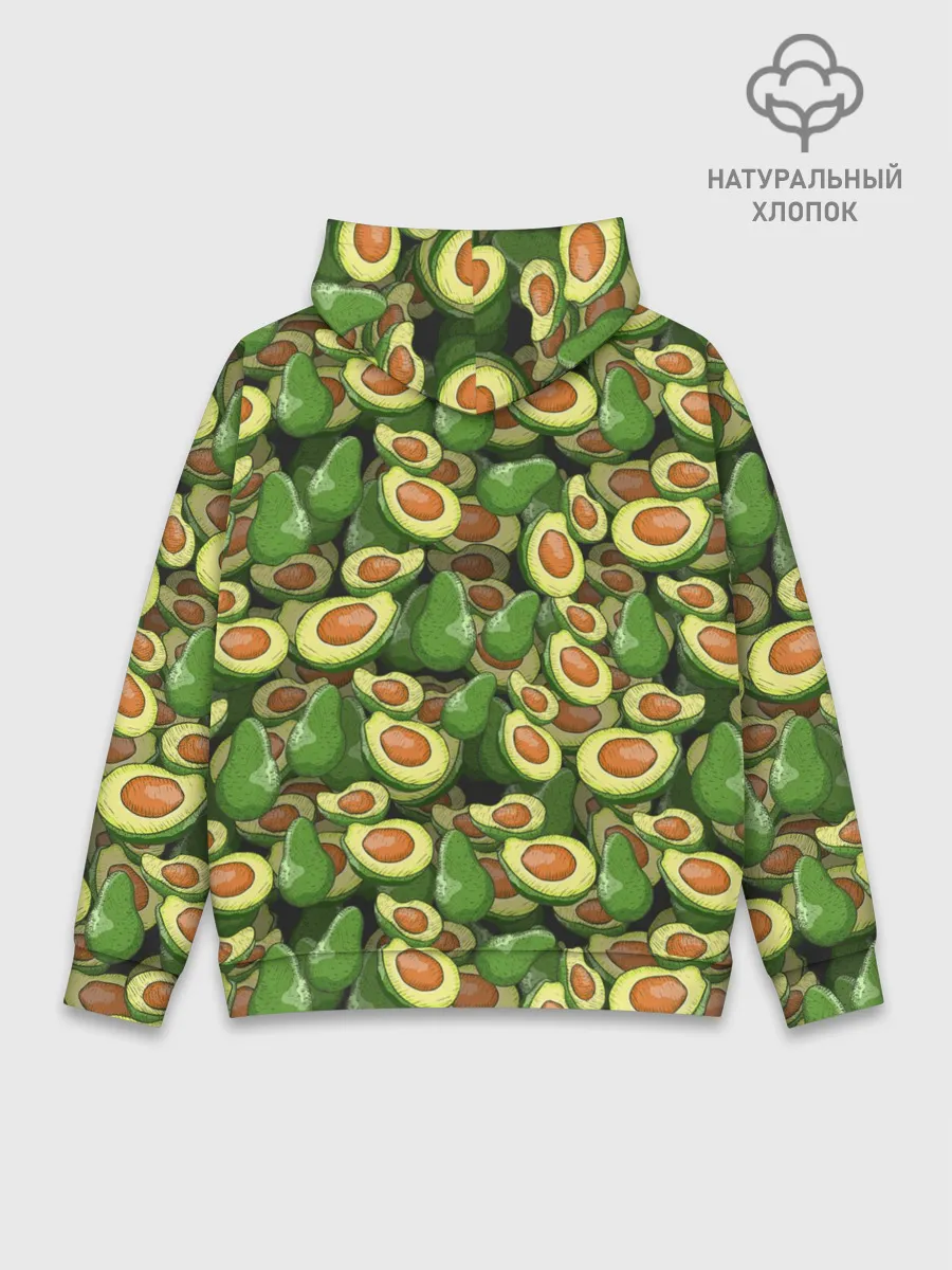 Худи мужской база хлопок / avocado