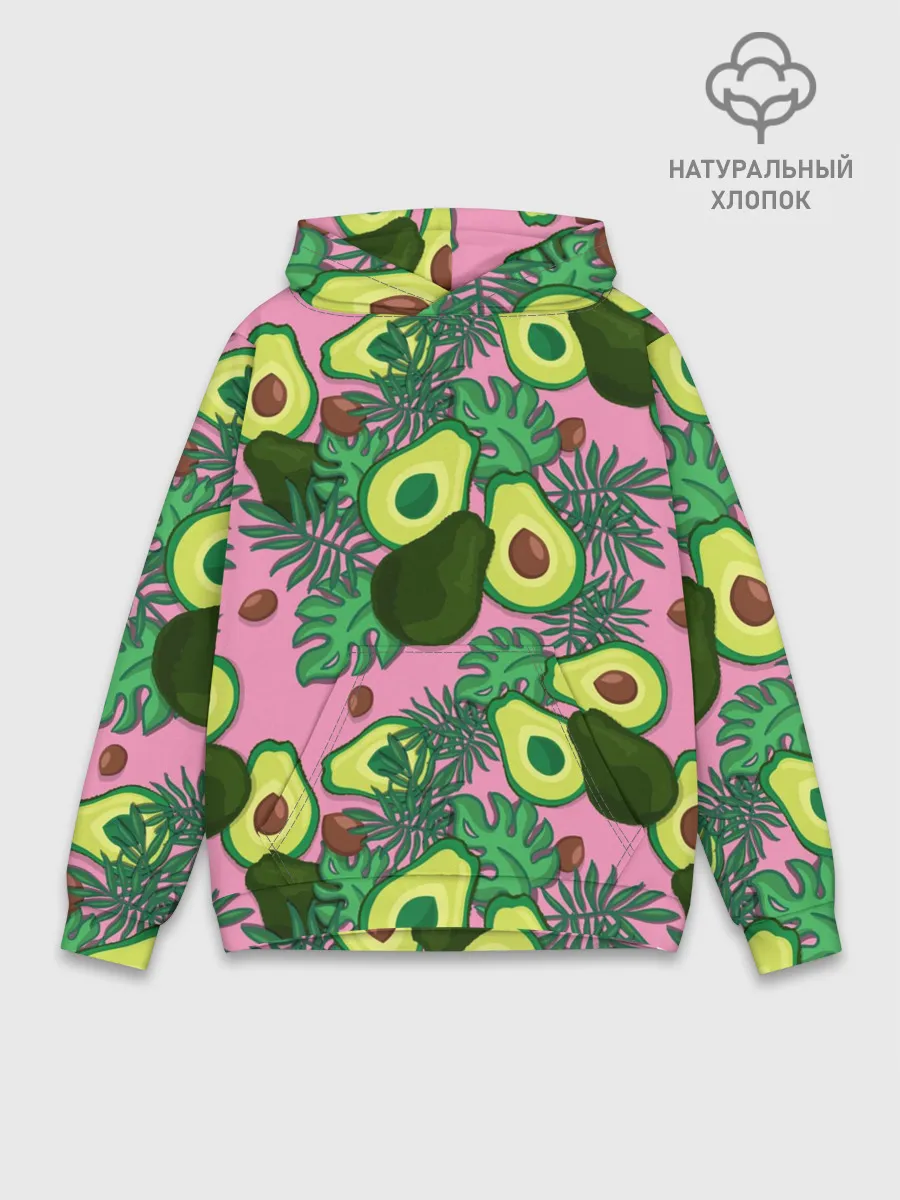 Худи мужской база хлопок / avocado