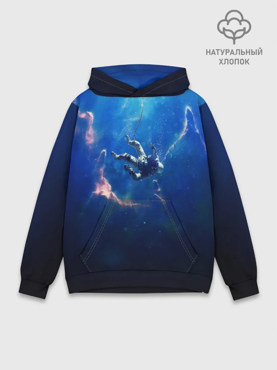 Худи мужской база хлопок / ПАДЕНИЕ В БЕЗДНУ
