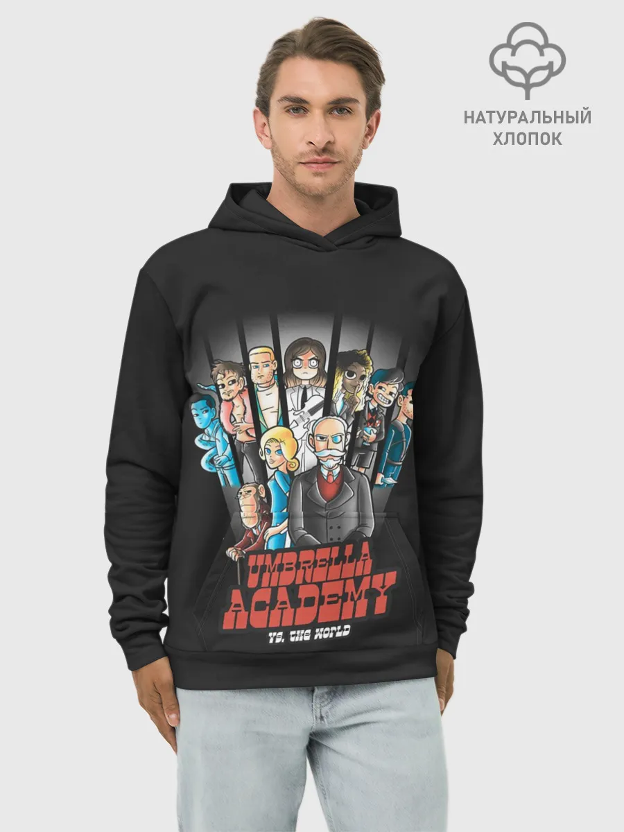 Худи мужской база хлопок / Академия Амбрелла
