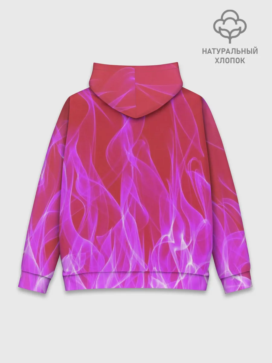 Худи мужской база хлопок / HELLTAKER. Модеус в огне