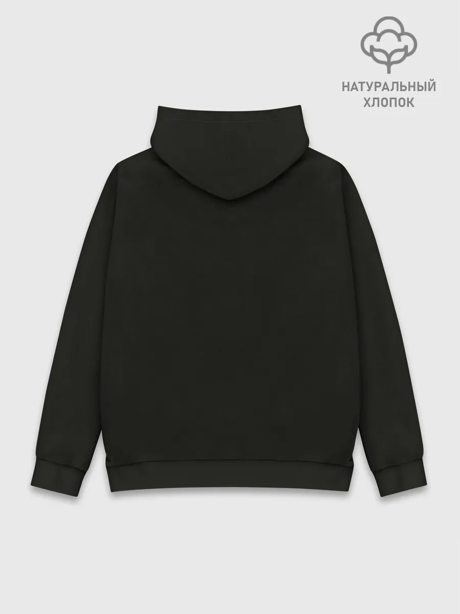 Худи мужской база хлопок / Героиня Helltaker стоит