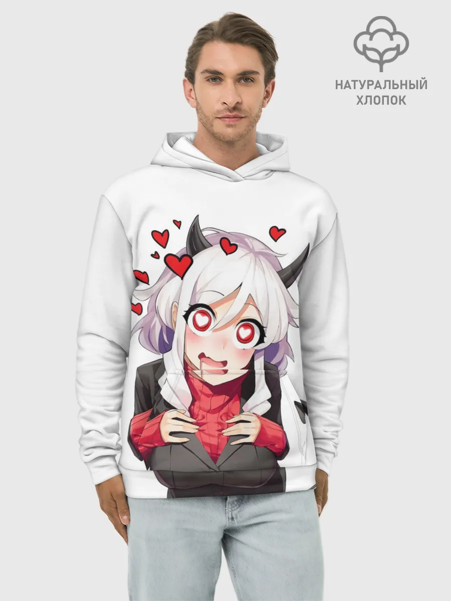 Худи мужской база хлопок / ХЕЛЛТЕЙКЕР