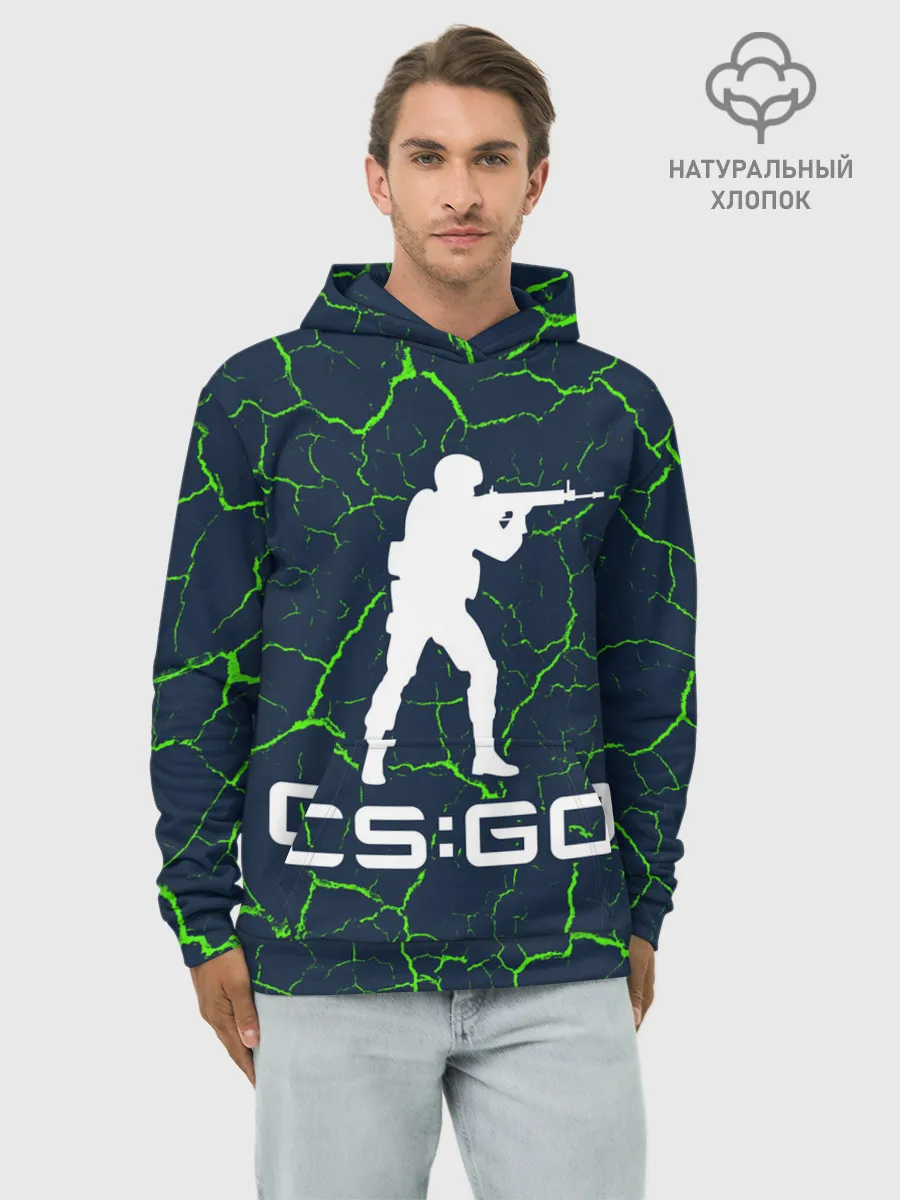 Худи мужской база хлопок / CS GO | КС ГО