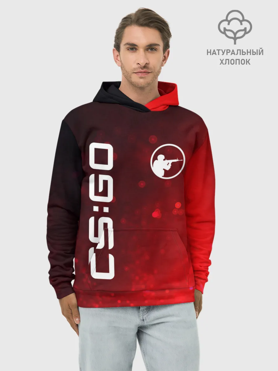Худи мужской база хлопок / CS GO | КС ГО