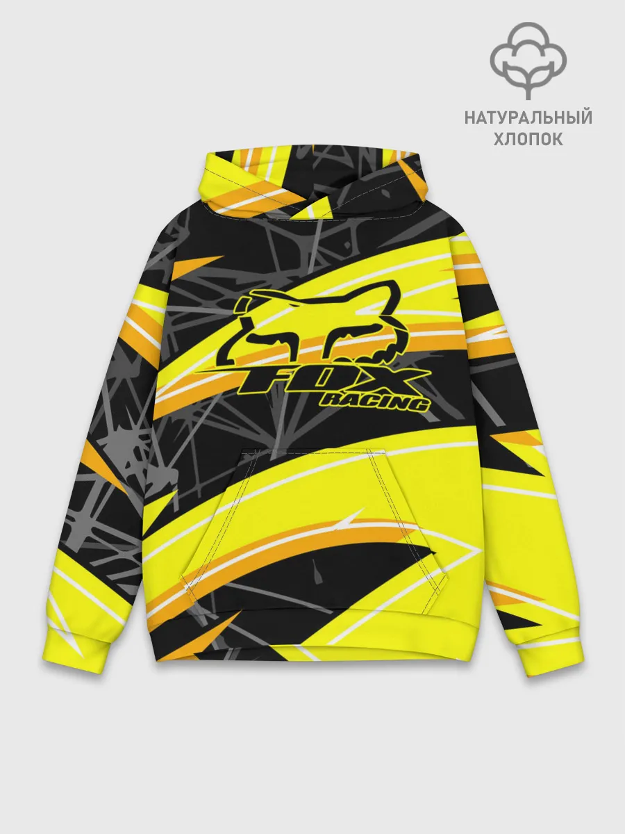 Худи мужской база хлопок / Форма для мотокросса FOX