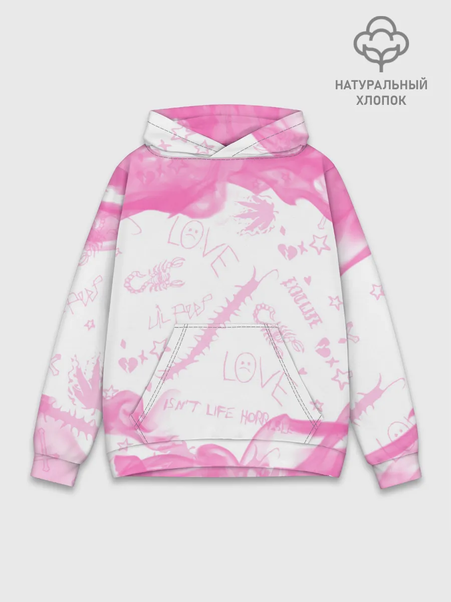 Худи мужской база хлопок / LIL PEEP / ЛИЛ ПИП