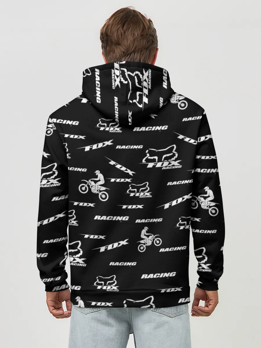 Худи мужской база хлопок / ФОРМА ДЛЯ МОТОКРОССА FOX | MOTOCROSS FOX