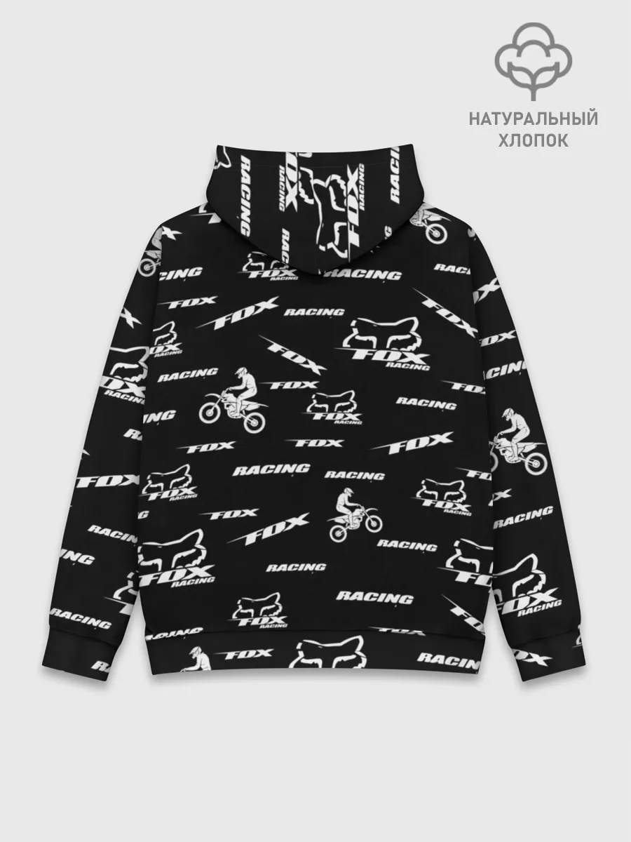 Худи мужской база хлопок / ФОРМА ДЛЯ МОТОКРОССА FOX | MOTOCROSS FOX
