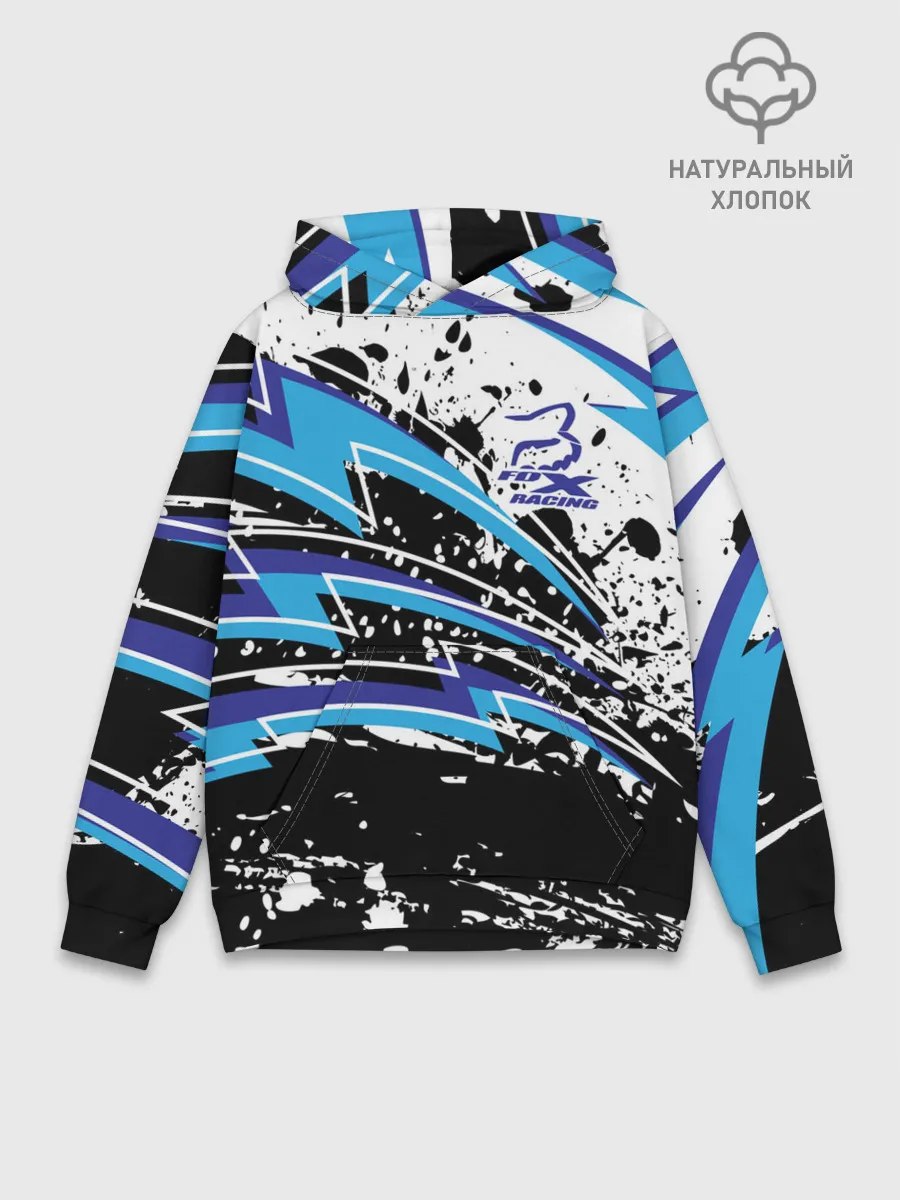 Худи мужской база хлопок / Форма для мотокросса FOX