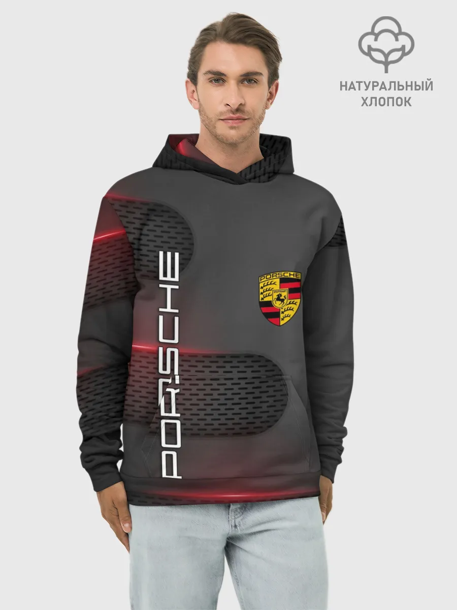 Худи мужской база хлопок / PORSCHE