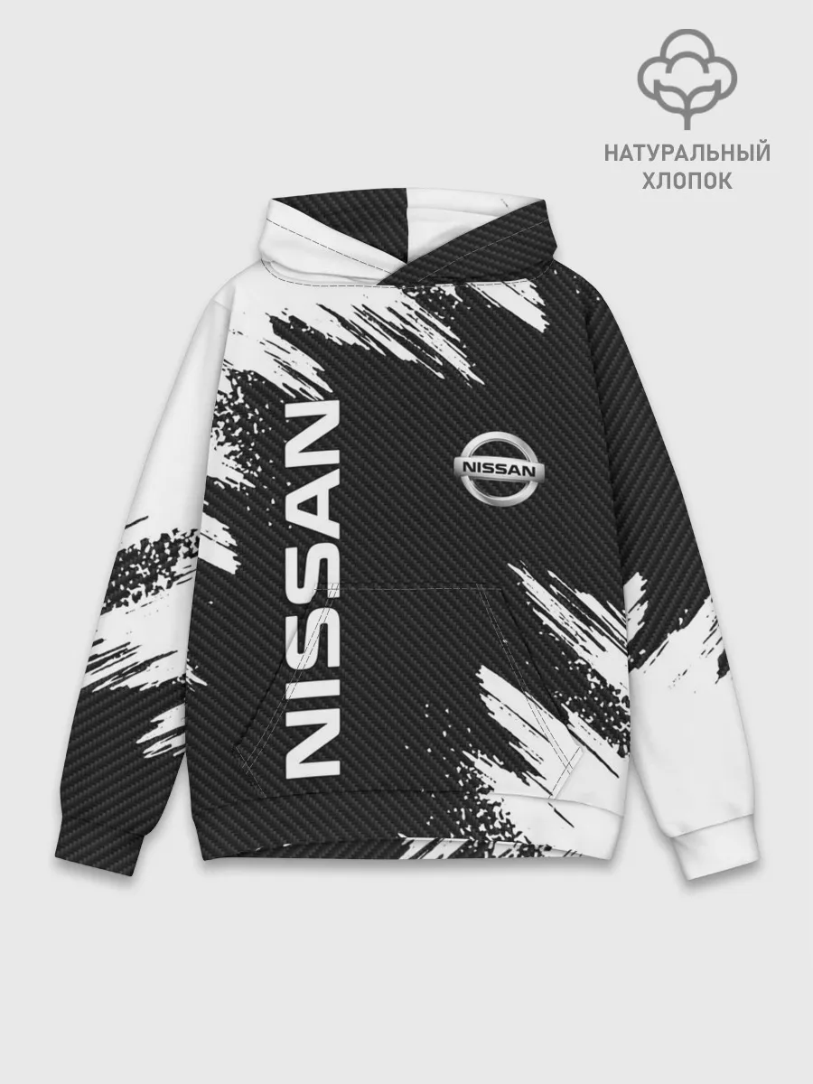 Худи мужской база хлопок / NISSAN