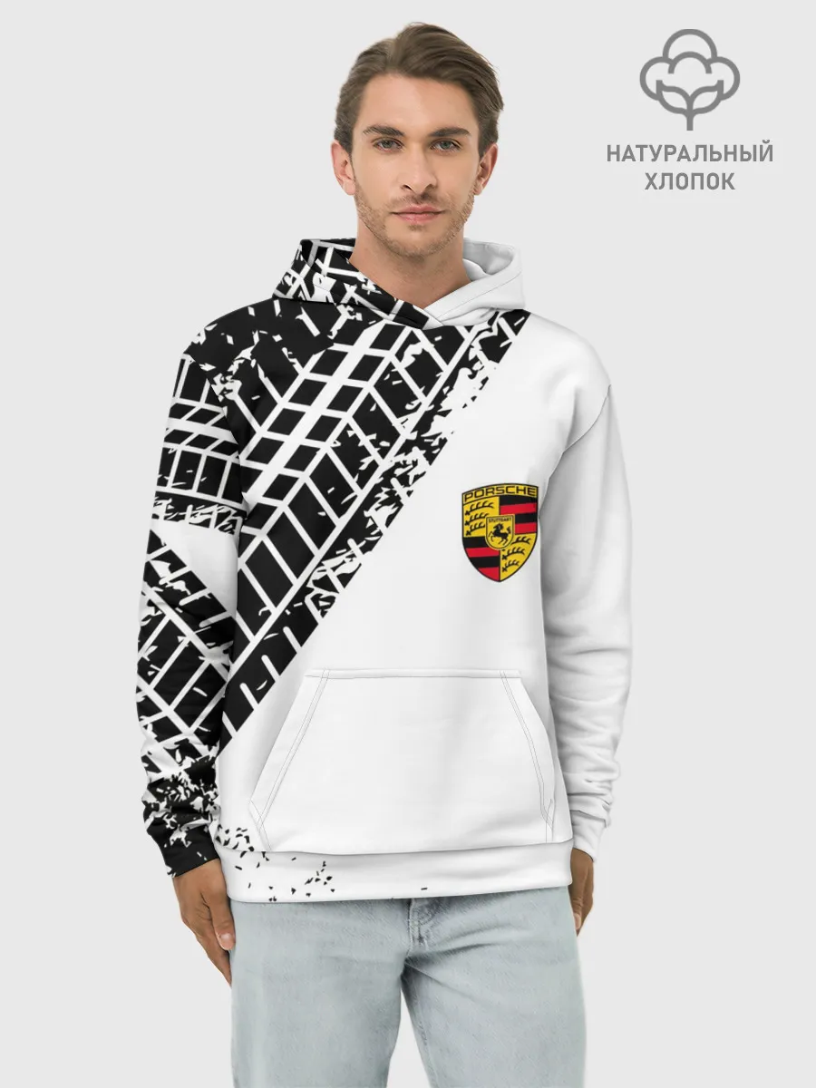 Худи мужской база хлопок / PORSCHE