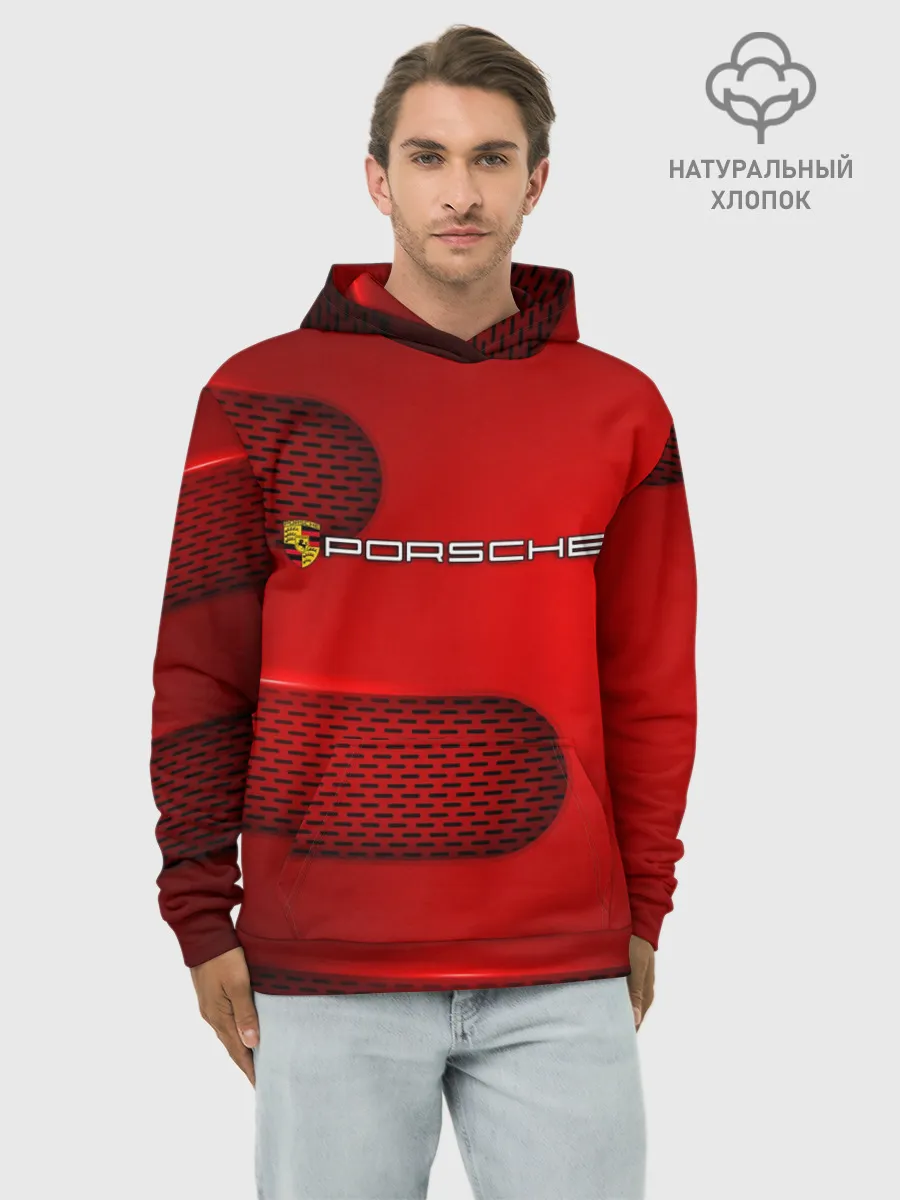 Худи мужской база хлопок / PORSCHE