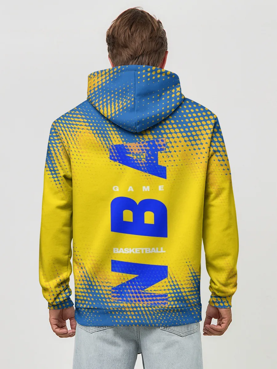 Худи мужской база хлопок / Golden State Warriors