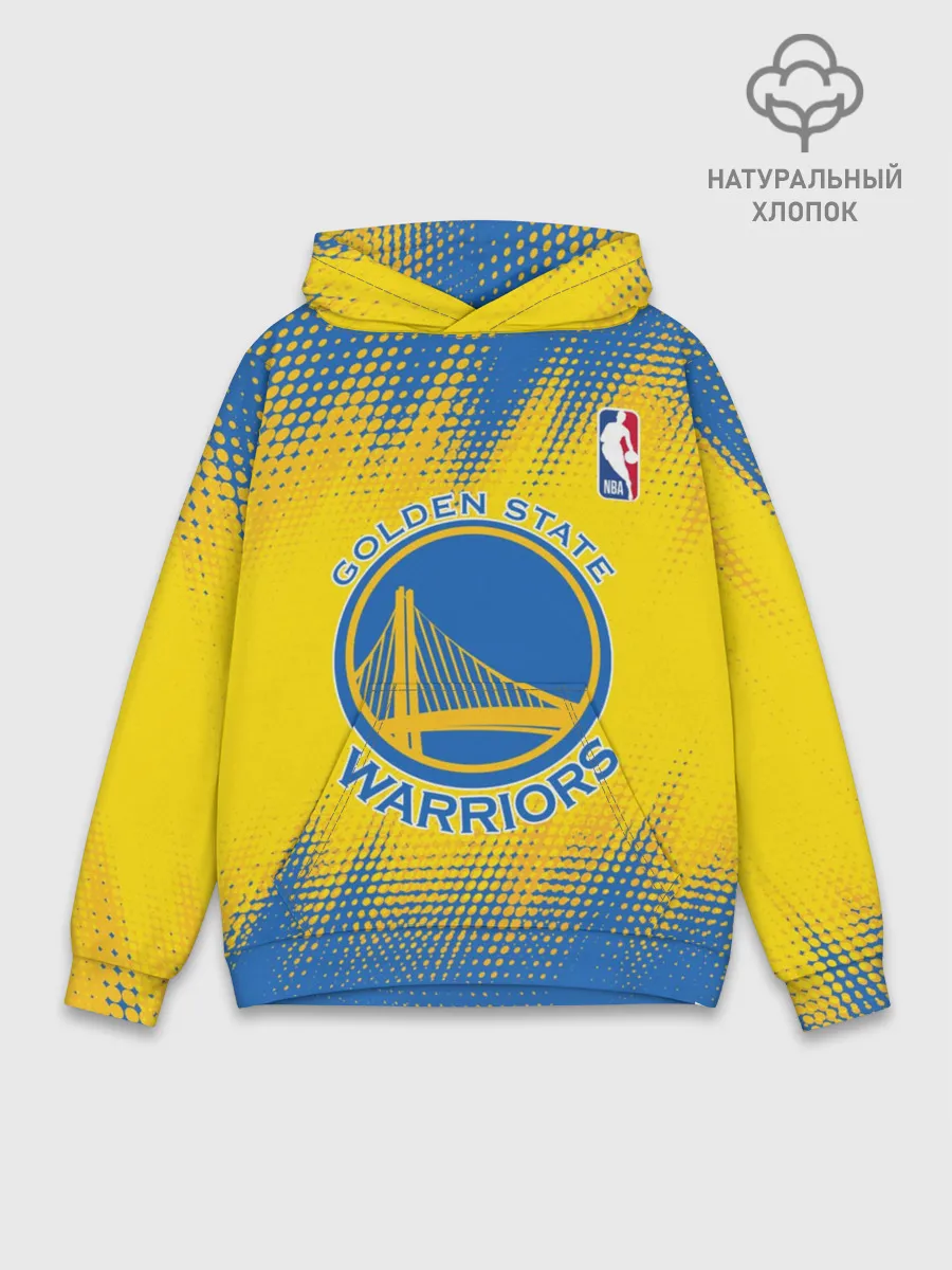 Худи мужской база хлопок / Golden State Warriors