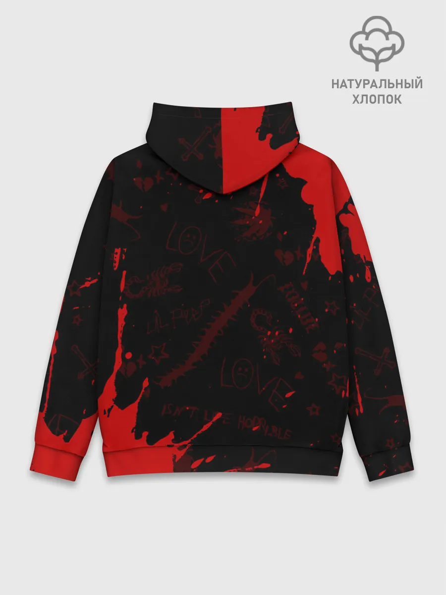 Худи мужской база хлопок / LIL PEEP / ЛИЛ ПИП