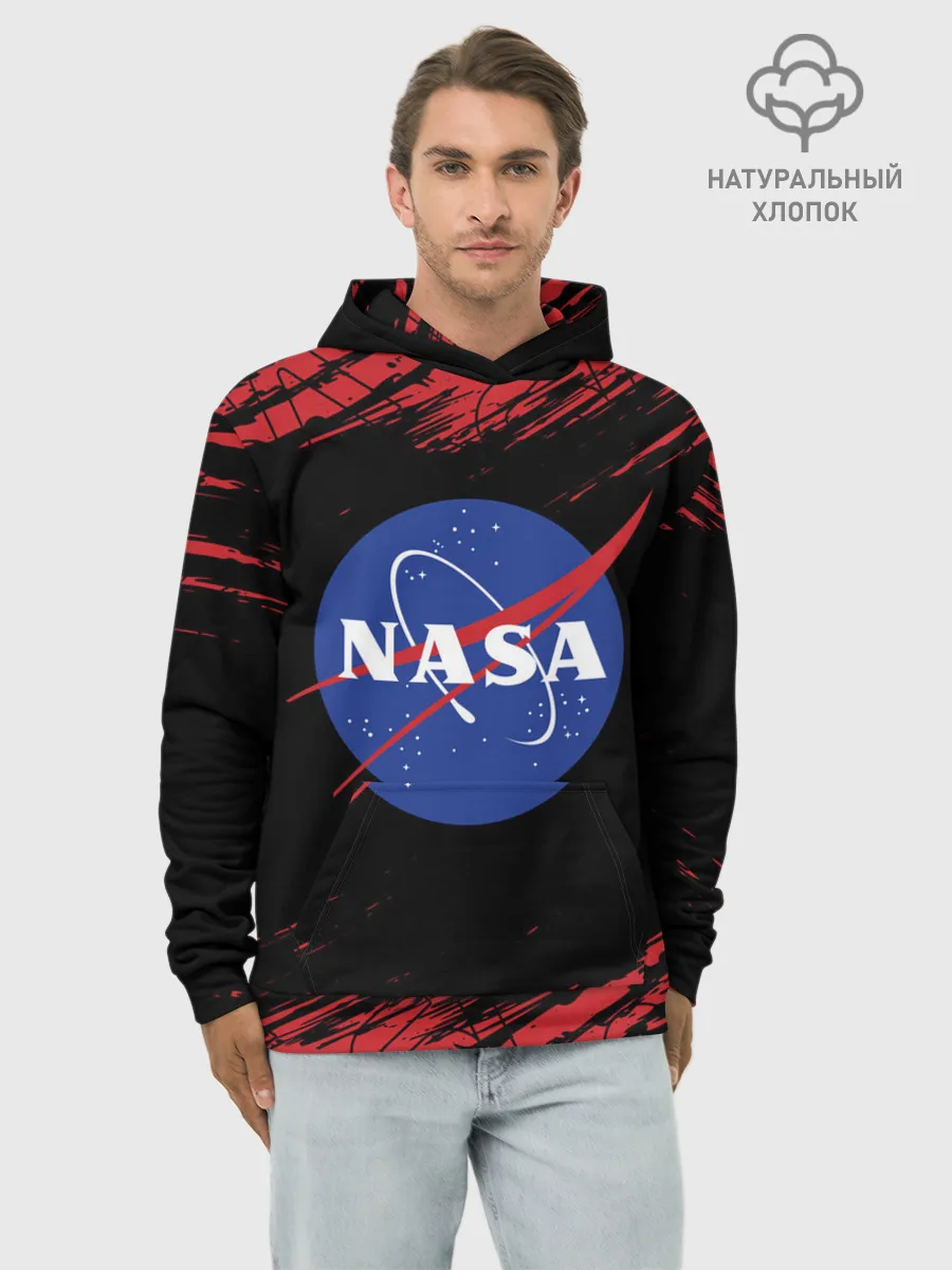 Худи мужской база хлопок / NASA / НАСА