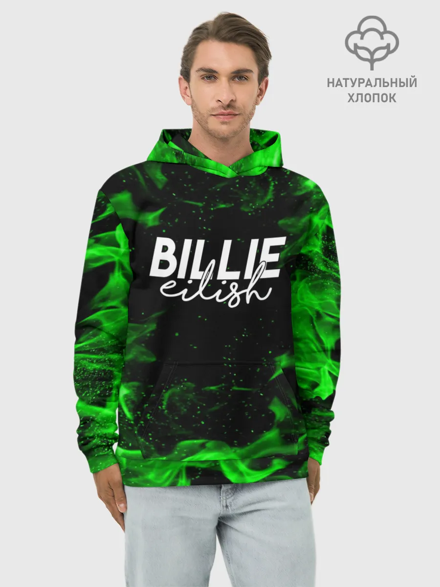 Худи мужской база хлопок / BILLIE EILISH