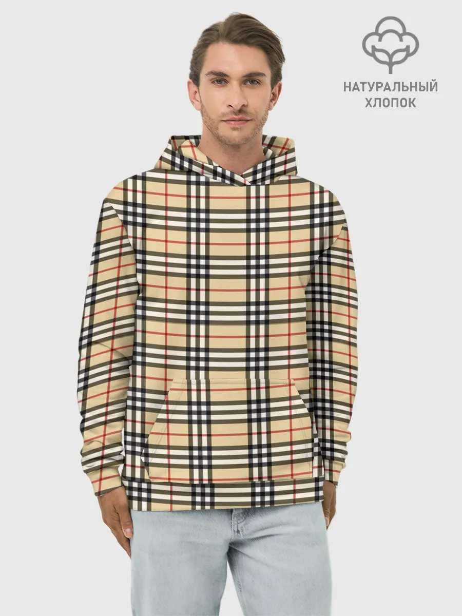 Худи мужской база хлопок / The Gentlemen Beige