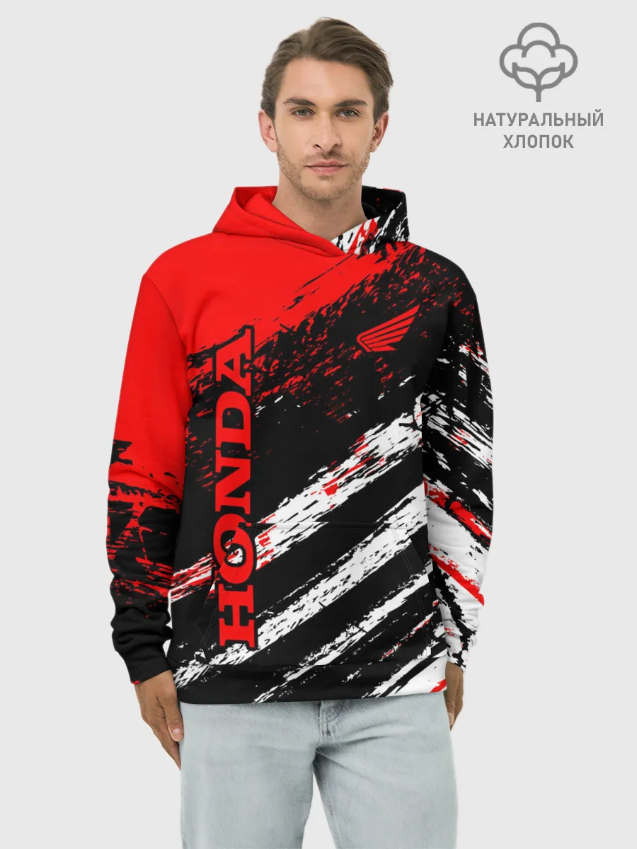 Худи мужской база хлопок / HONDA