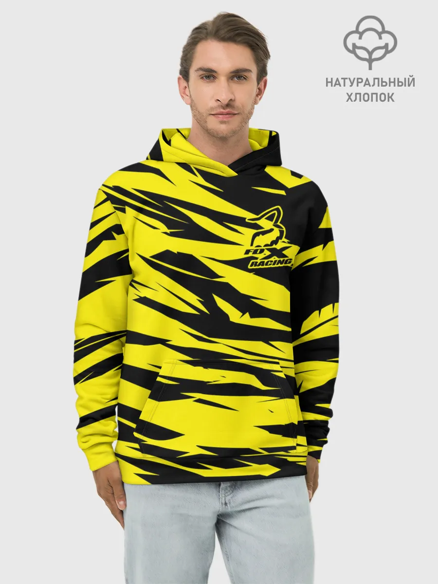 Худи мужской база хлопок / Форма для мотокросса FOX