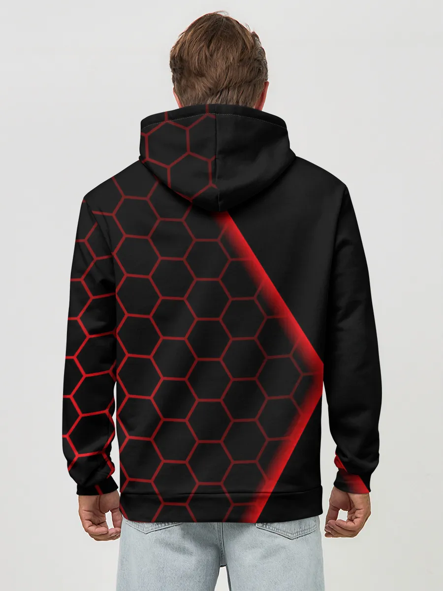 Худи мужской база хлопок / Форма для мотокросса FOX