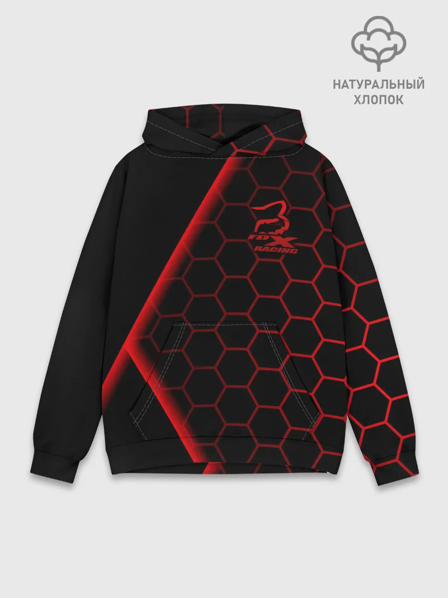 Худи мужской база хлопок / Форма для мотокросса FOX