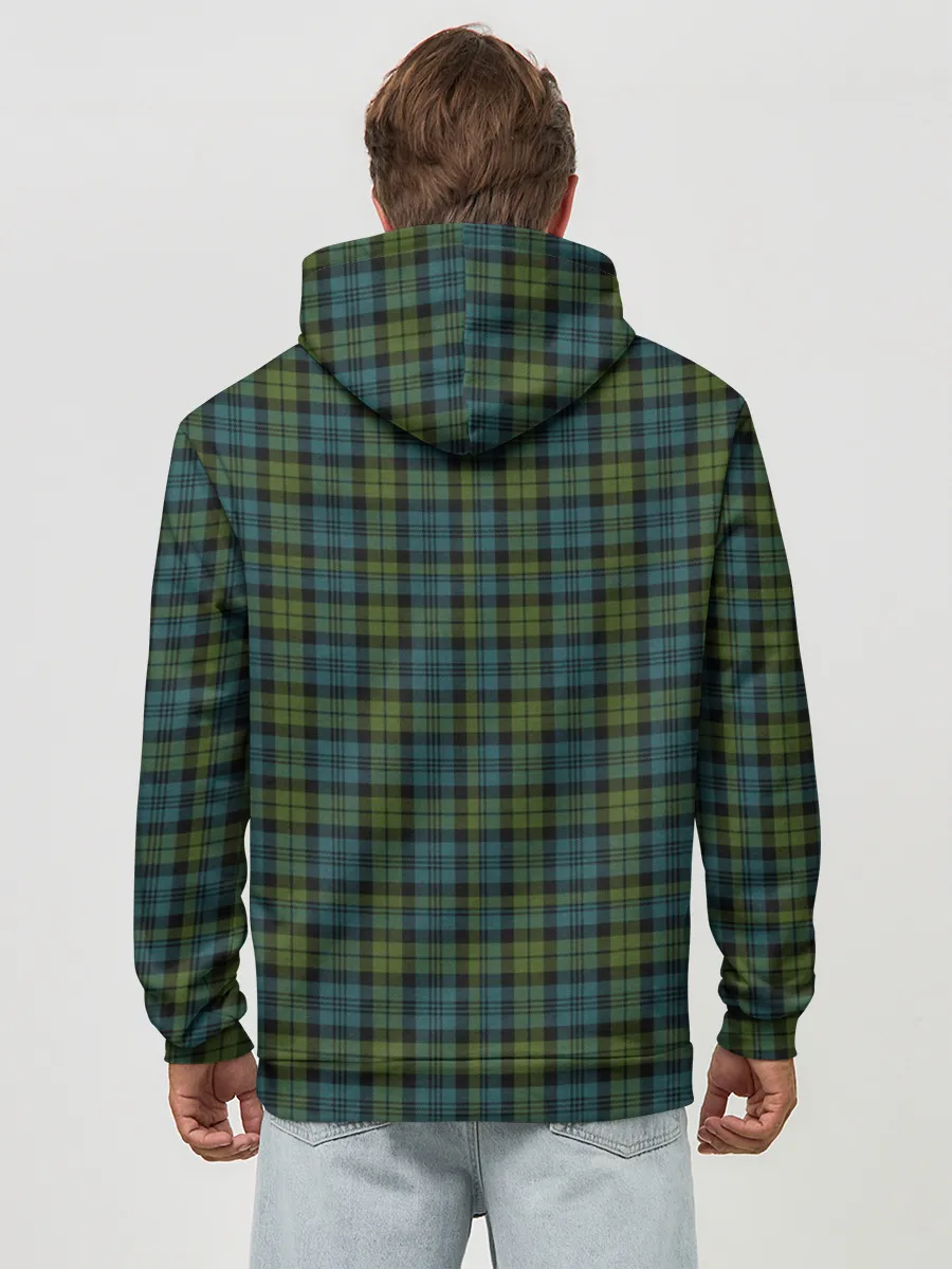 Худи мужской база хлопок / Шотландка