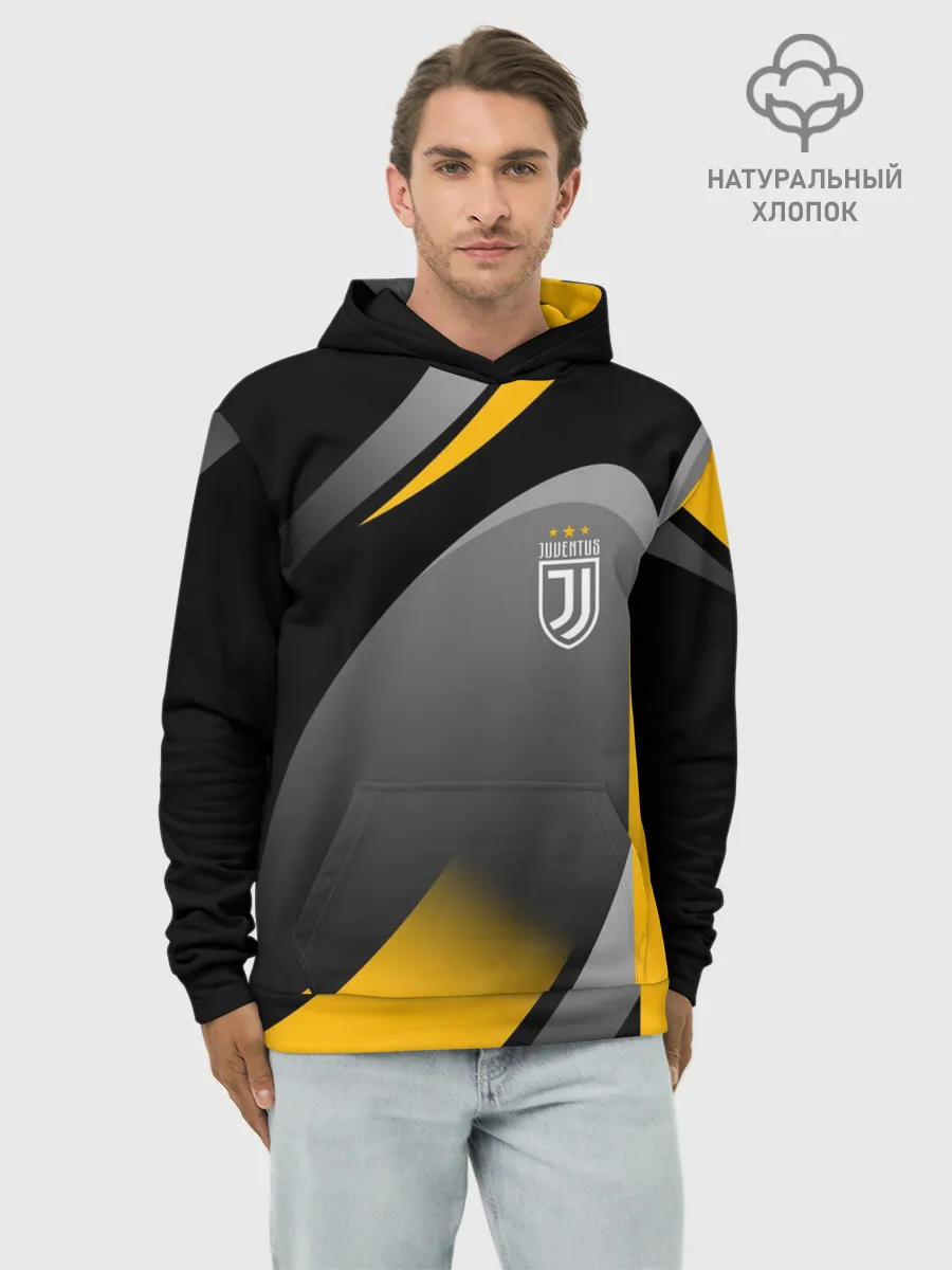 Худи мужской база хлопок / Juventus Uniform