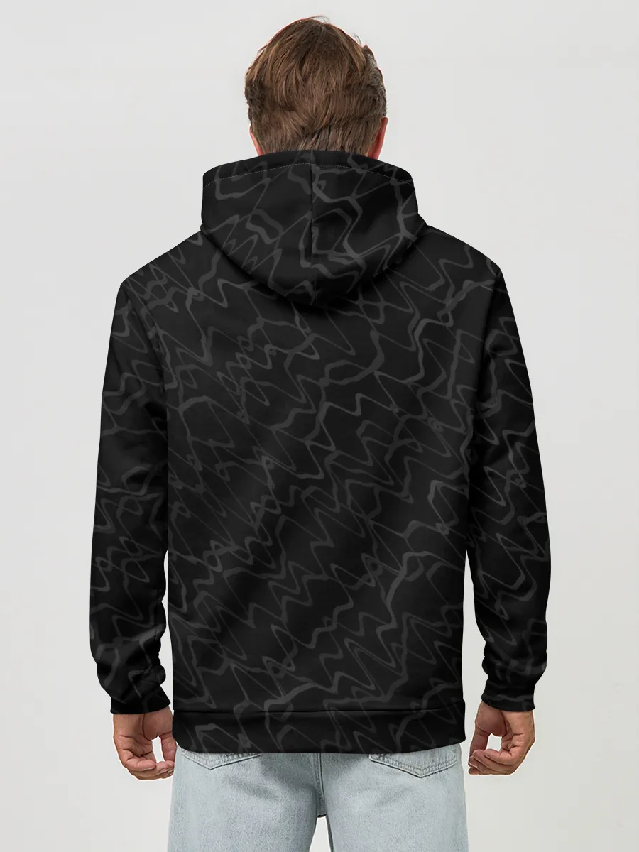 Худи мужской база хлопок / Космическая музыка