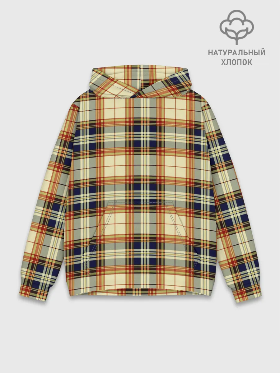 Худи мужской база хлопок / Джентльмены Ретро