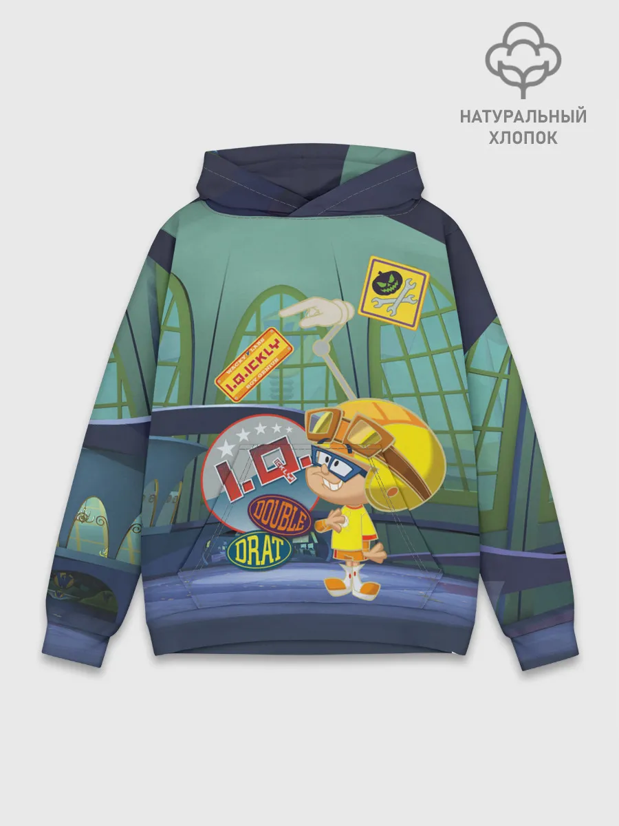 Худи мужской база хлопок / IQ Wacky Races