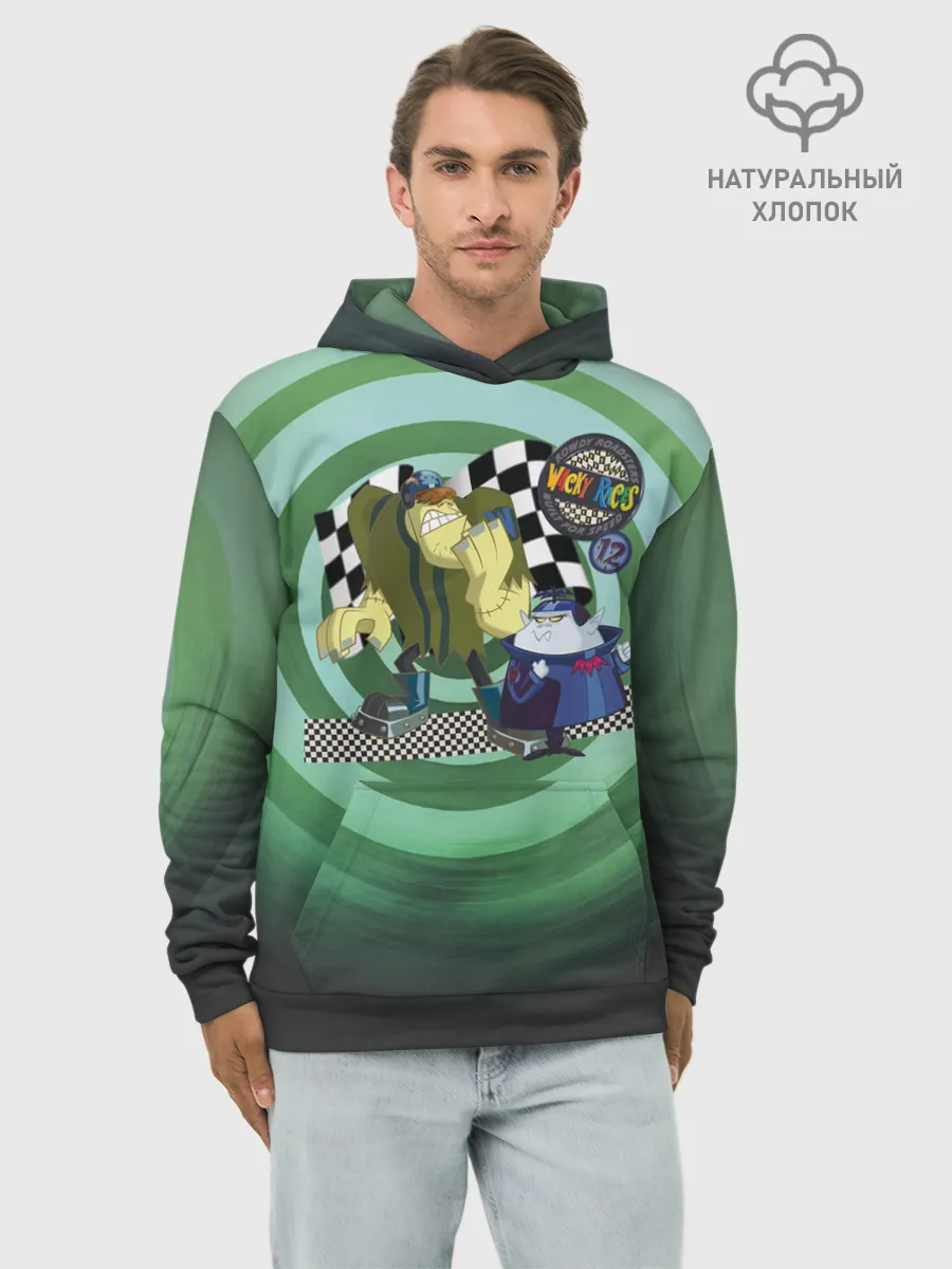 Худи мужской база хлопок / Tiny and Bella Team