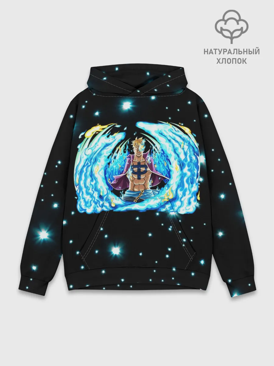 Худи мужской база хлопок / Ван Пис | Марко