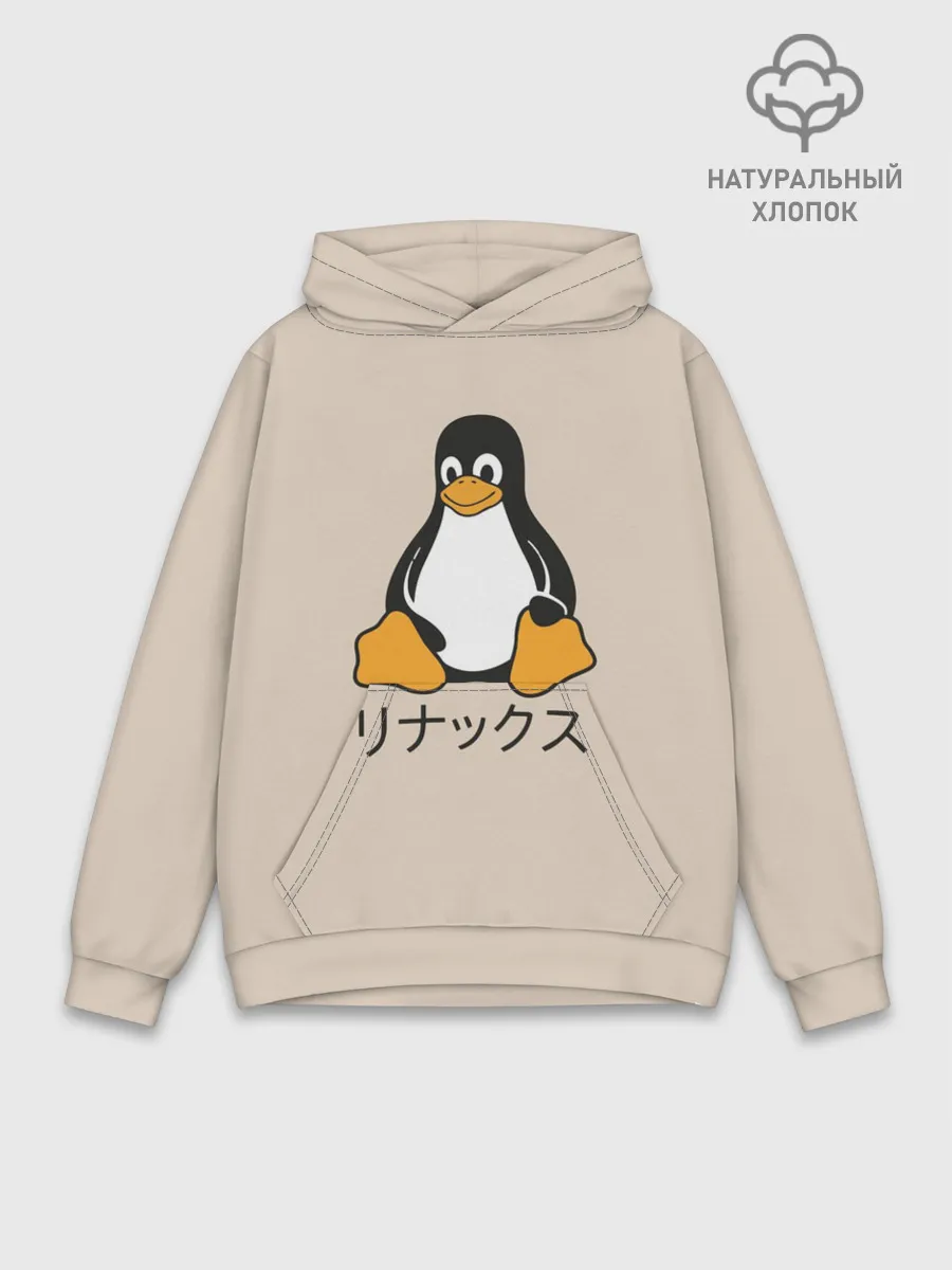 Худи мужской база хлопок / Linux