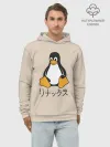 Худи мужской база хлопок / Linux