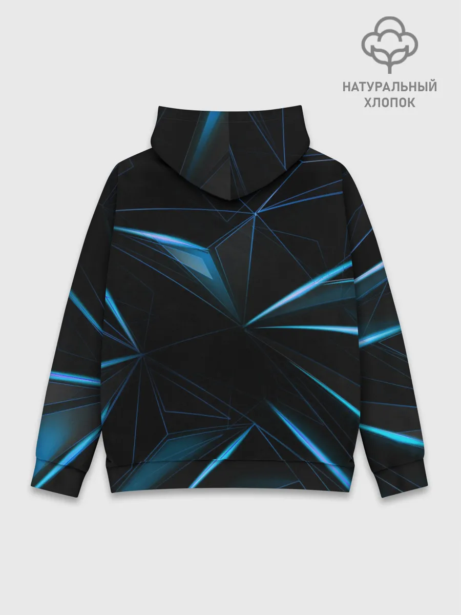 Худи мужской база хлопок / ТРАФАЛЬГАР ЛО. Металлический фон