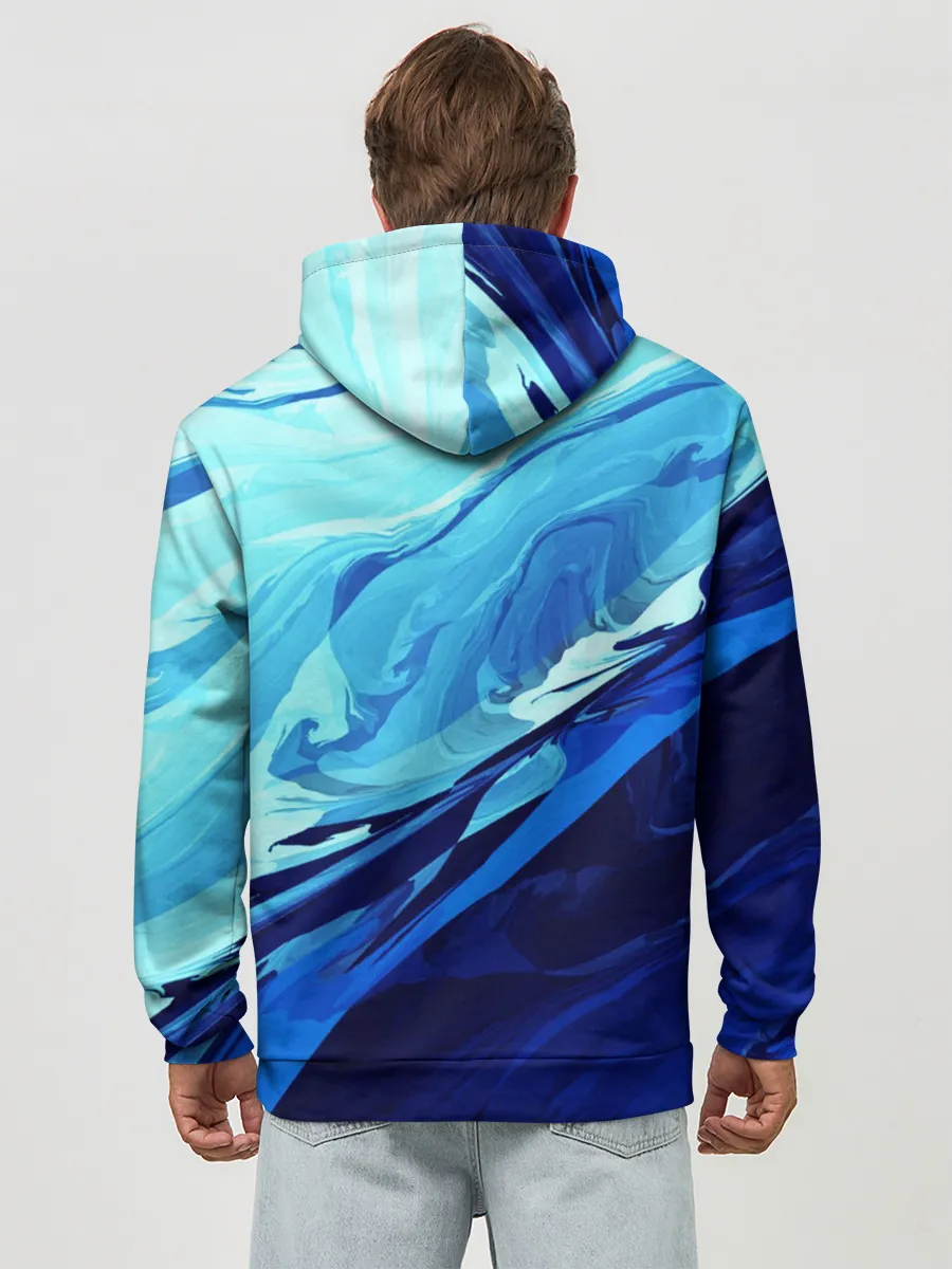 Худи мужской база хлопок / Котик Ангелочек