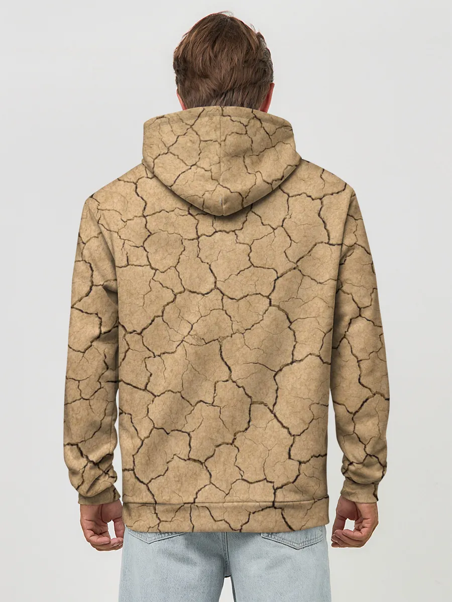 Худи мужской база хлопок / Пустыня