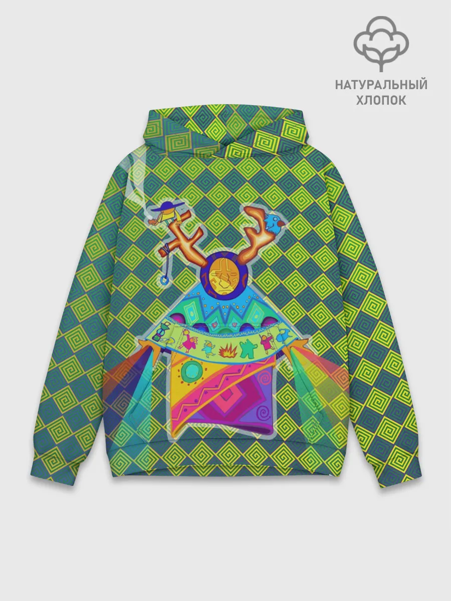 Худи мужской база хлопок / Шаман