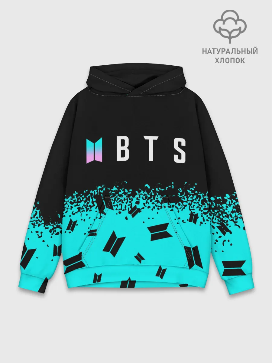 Худи мужской база хлопок / BTS / БТС