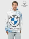 Худи мужской база хлопок / BMW / БМВ