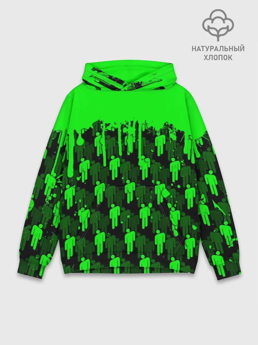 Худи мужской база хлопок / BILLIE EILISH