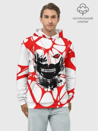 Худи мужской база хлопок / Канеки Кен