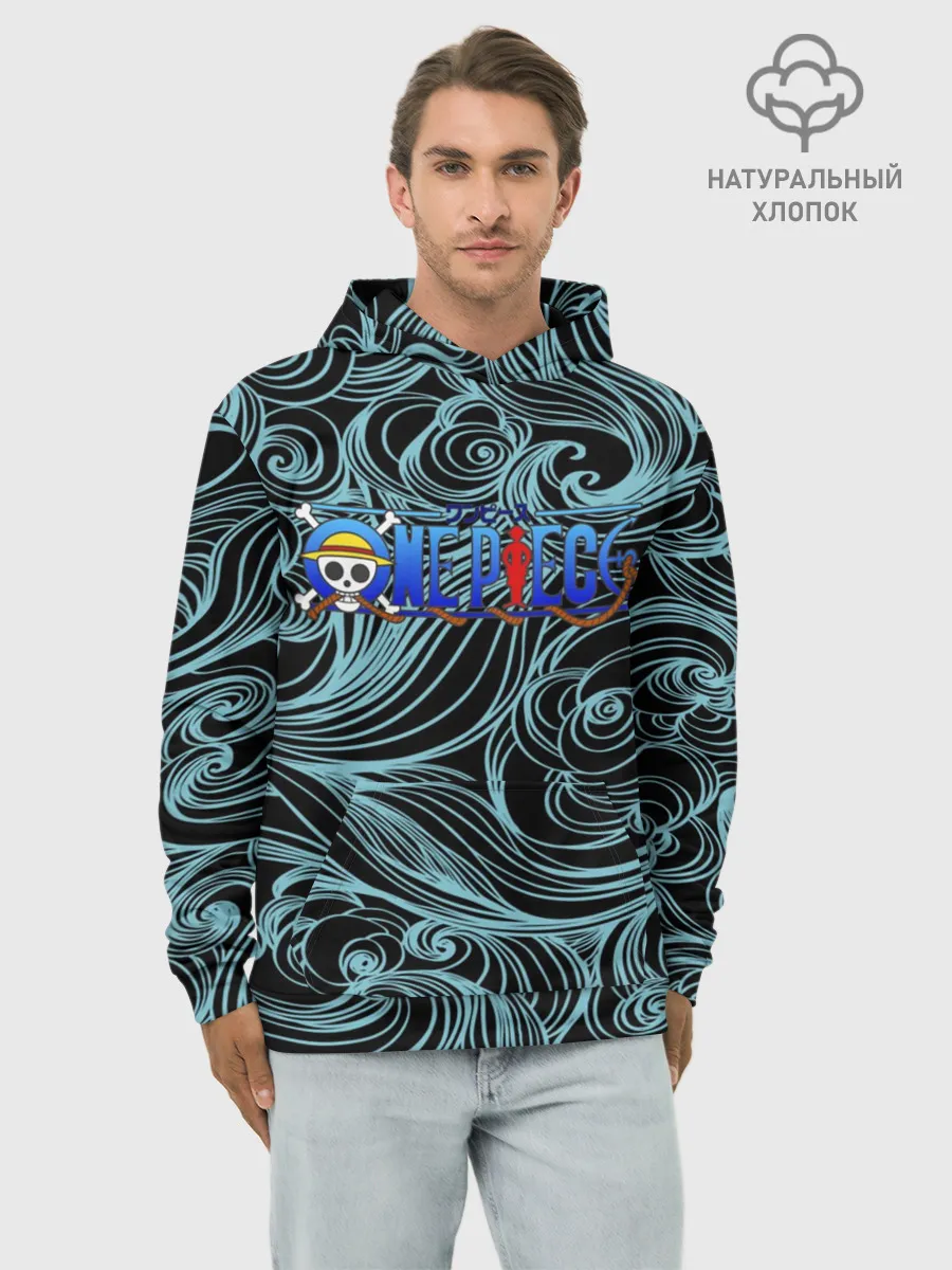Худи мужской база хлопок / Ван Пис | One Piece