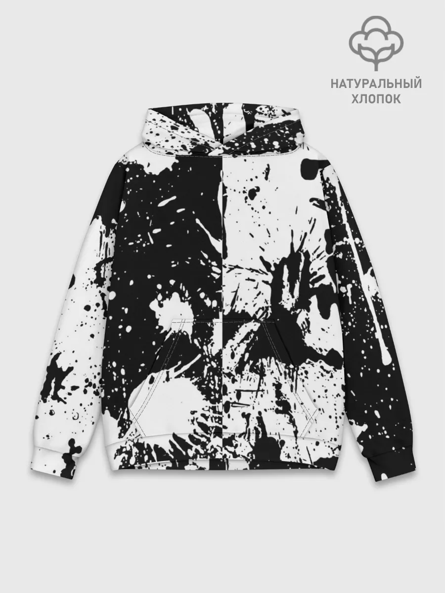 Худи мужской база хлопок / КРАСКА И НИЧЕГО ЛИШНЕГО!